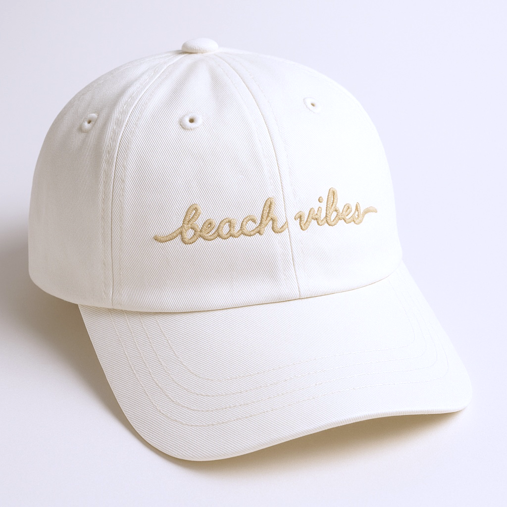 Beach Vibes Cap (White)