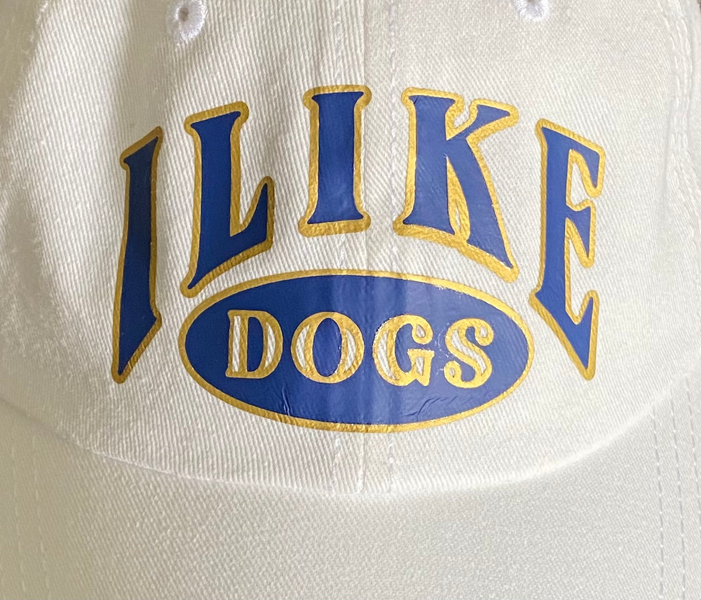 I Like Dogs Cap (White)