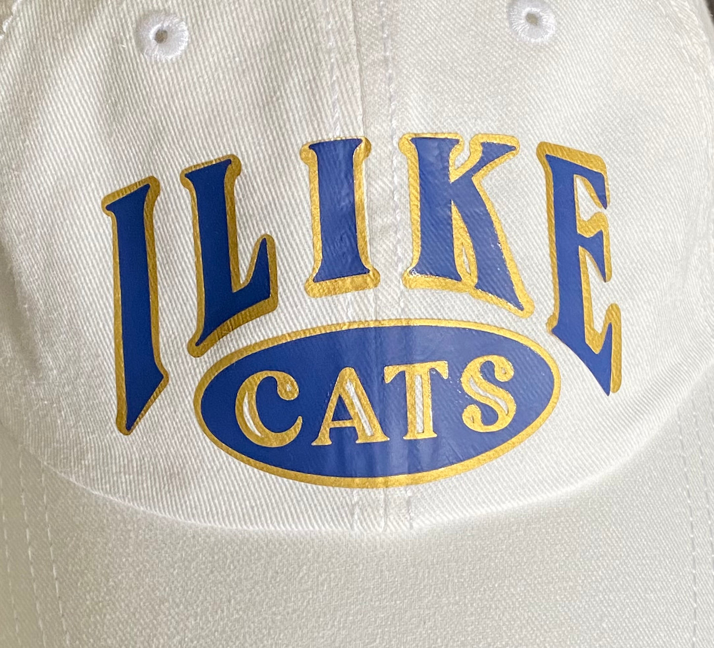 I Like Cats Cap (White)