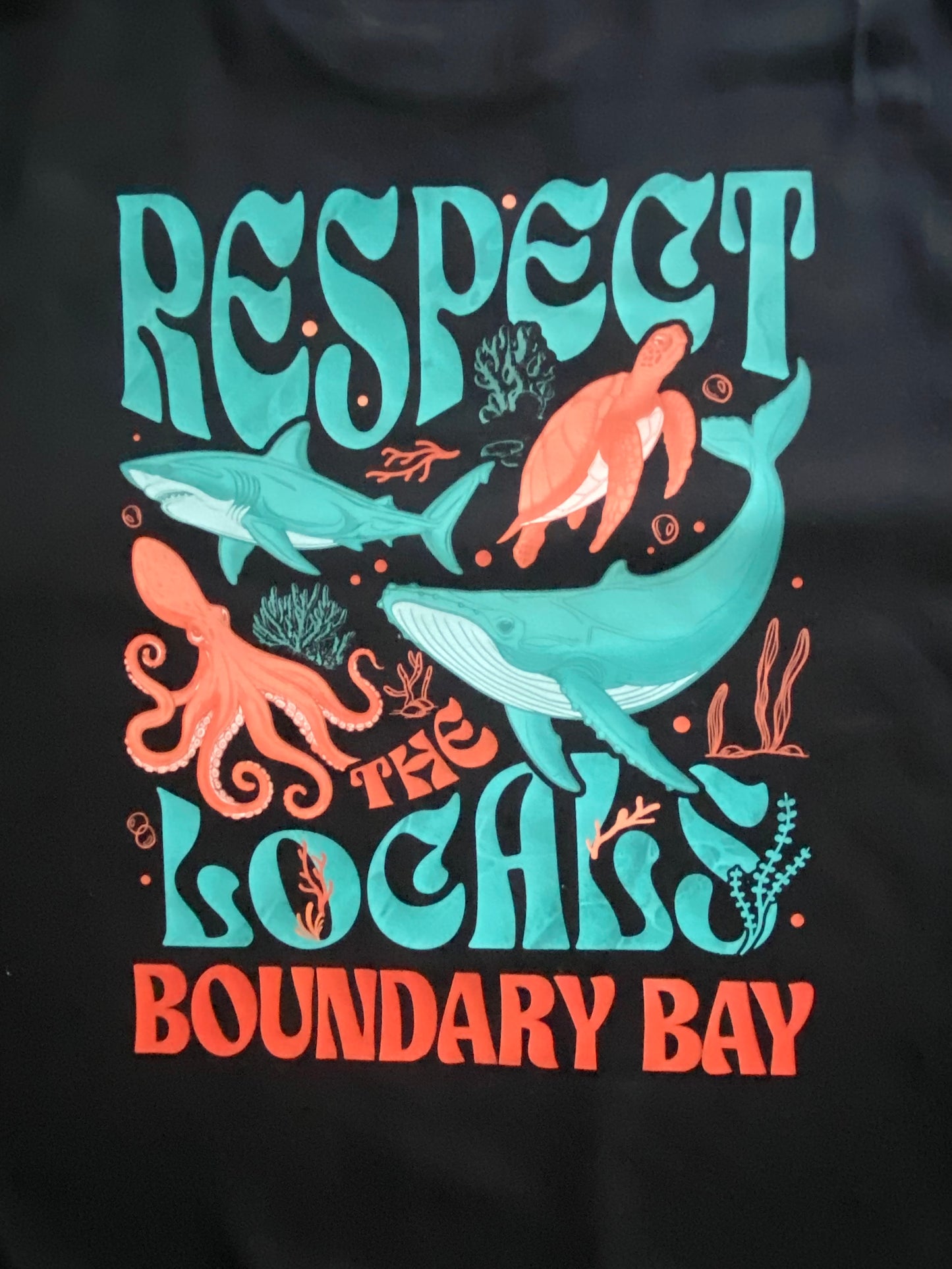 Respect The Locals BOUNDARY BAY Crew Sweatshirt