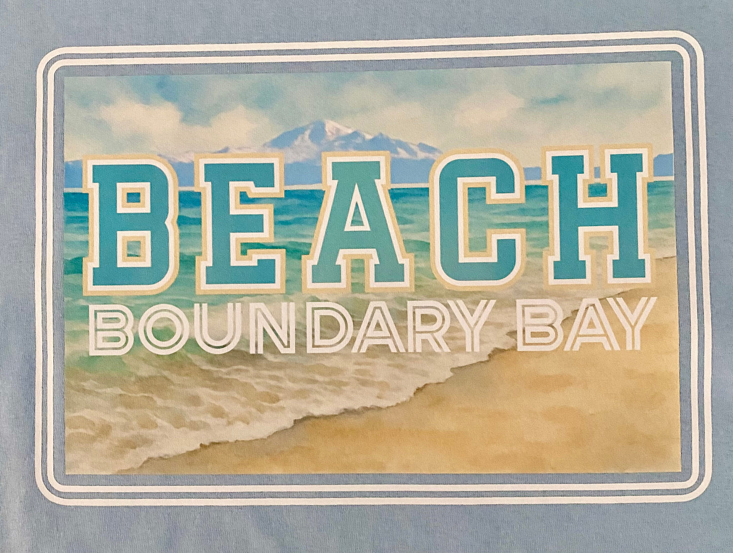 Boundary Bay Tee Light blue