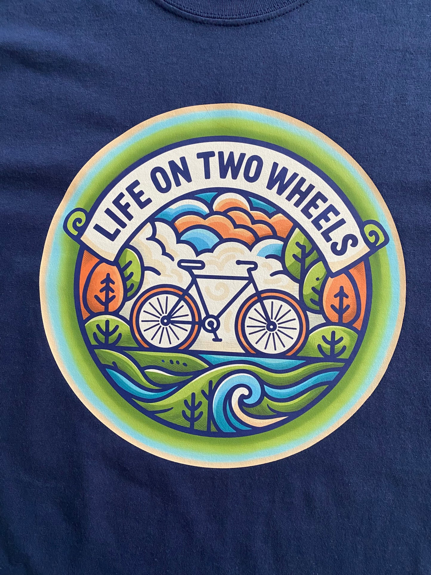 Life On Two Wheels tee shirt