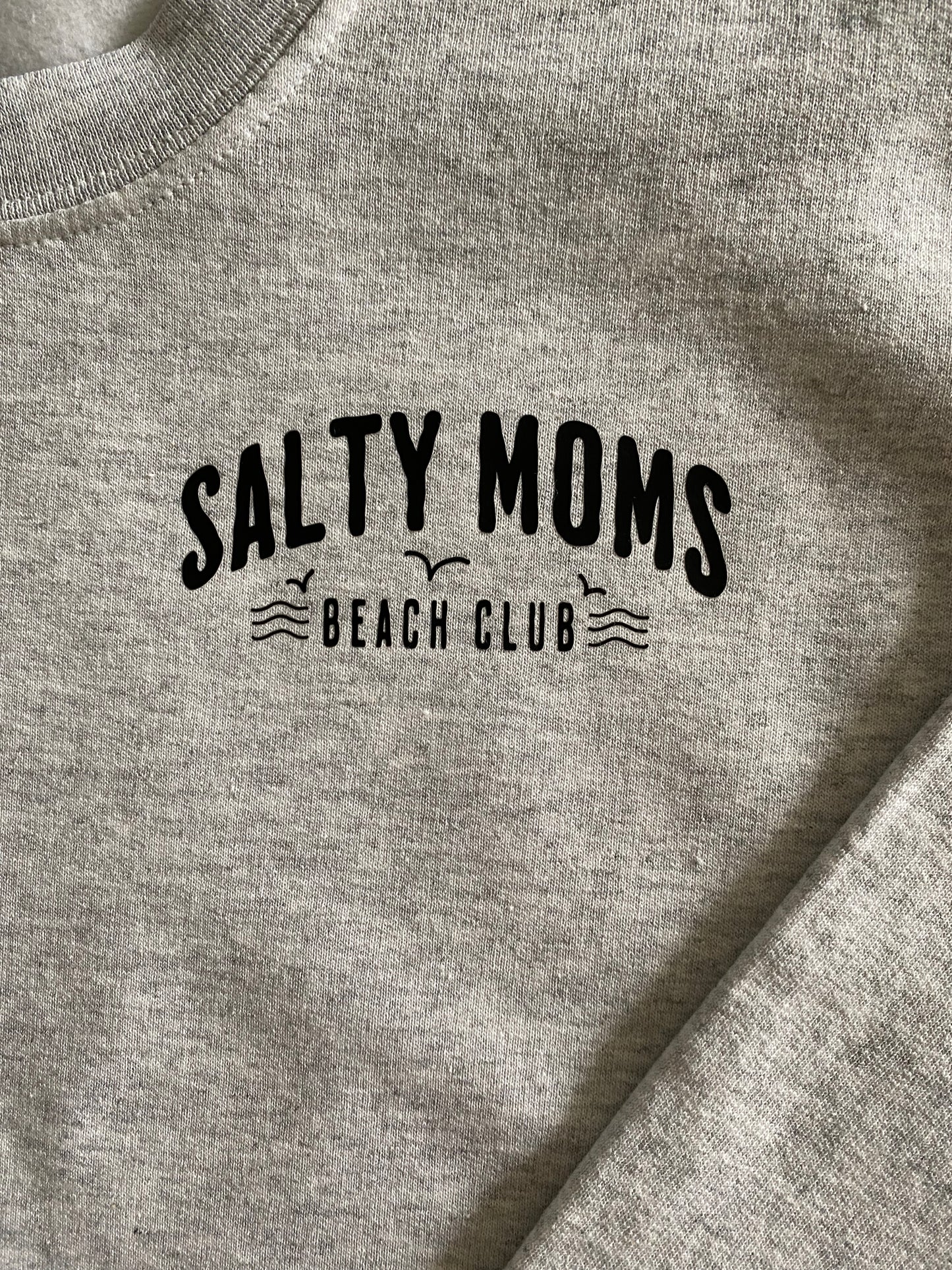 Salty Moms Beach Club Crew Sweatshirt