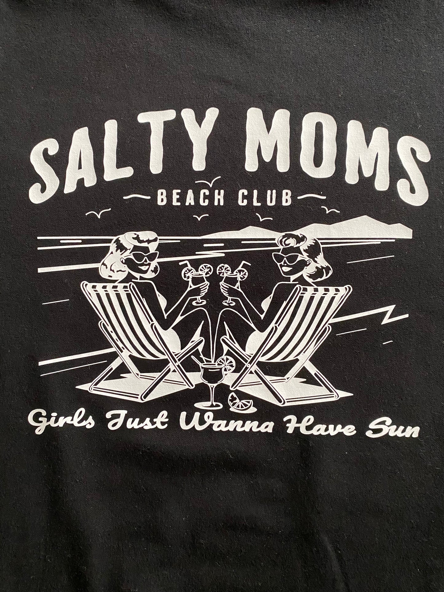 Salty Moms Beach Club Crew Sweatshirt