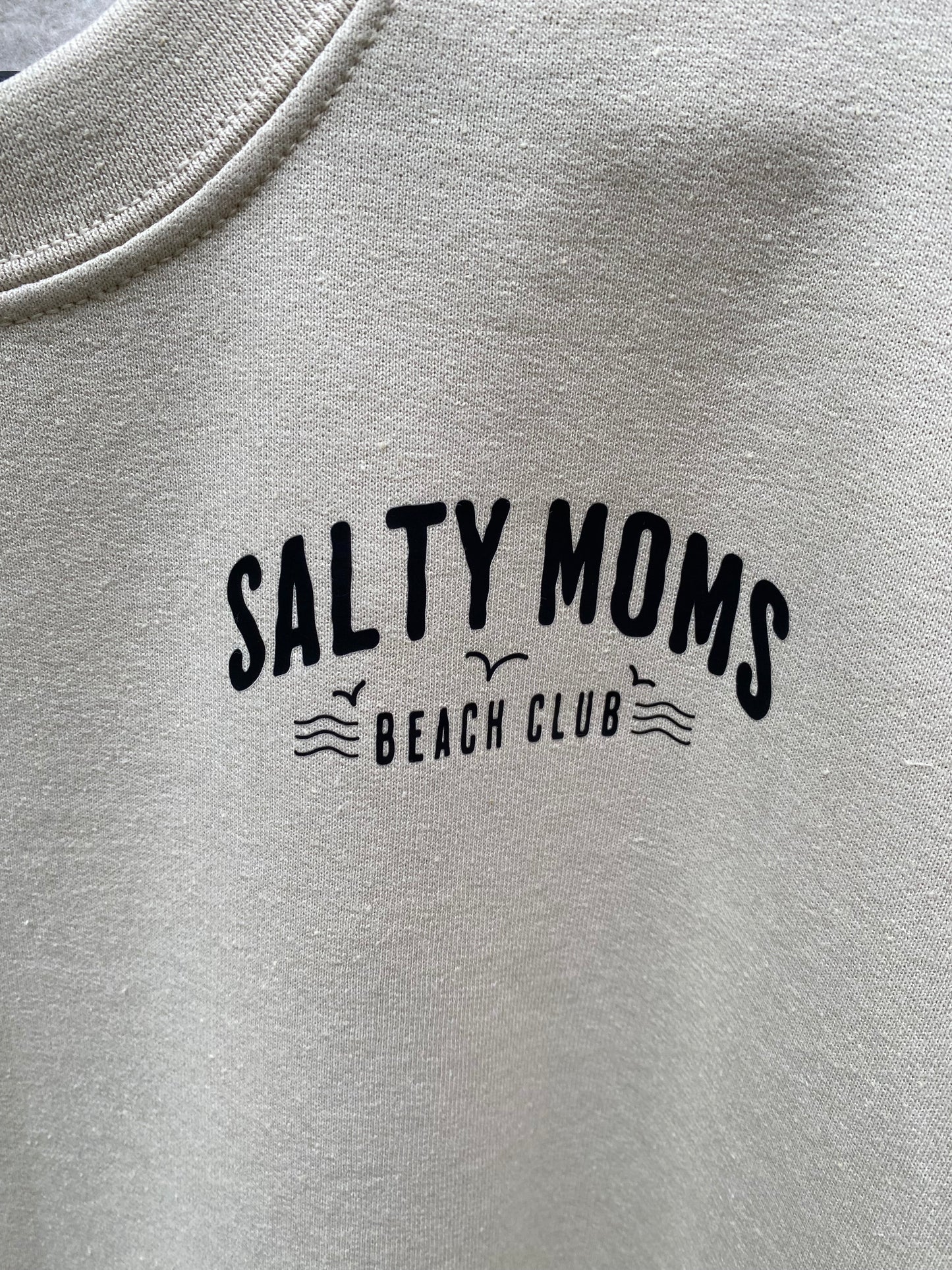 Salty Moms Beach Club Crew Sweatshirt