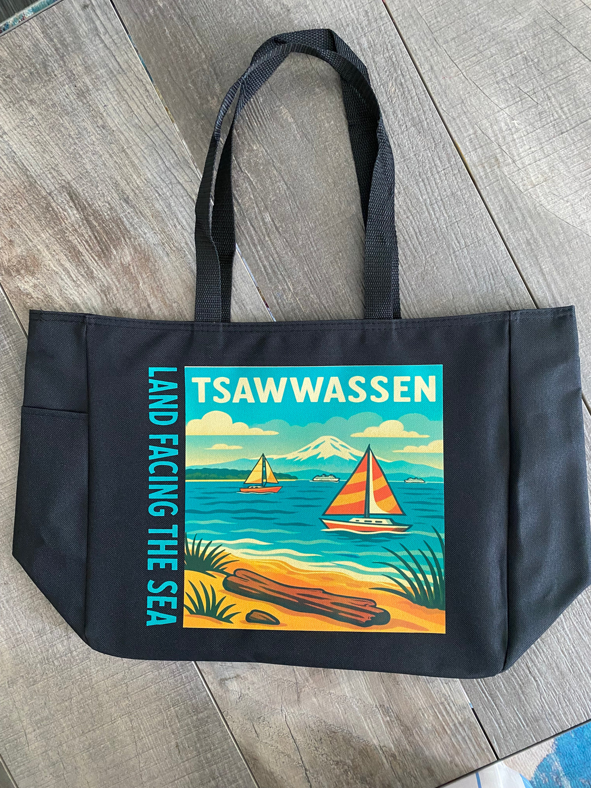 Tsawwassen Land Facing the Sea Carryall Tote