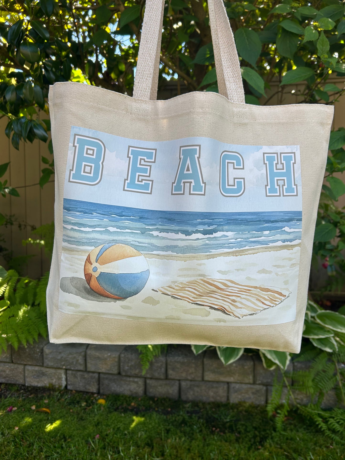 West Coast Waves Beach Bag