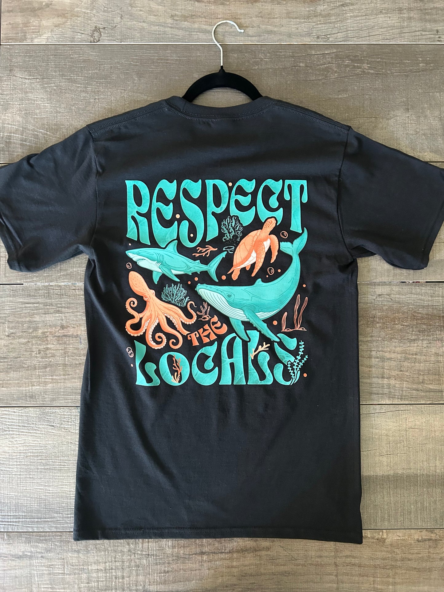 Respect The Locals Black Tee
