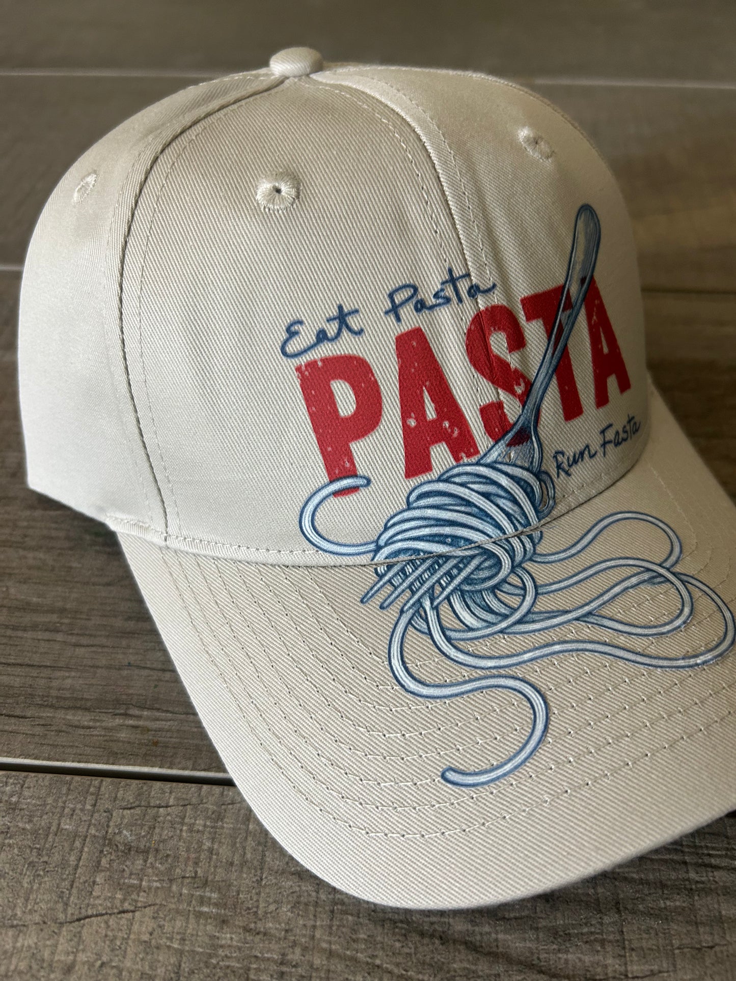 Eat Pasta Run Fasta Hat