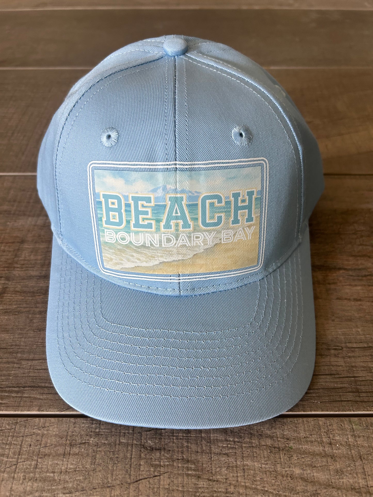 Beach Boundary Bay Blue Hat
