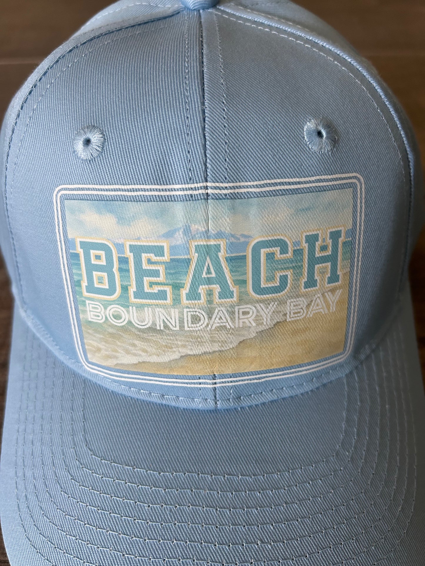 Beach Boundary Bay Blue Hat