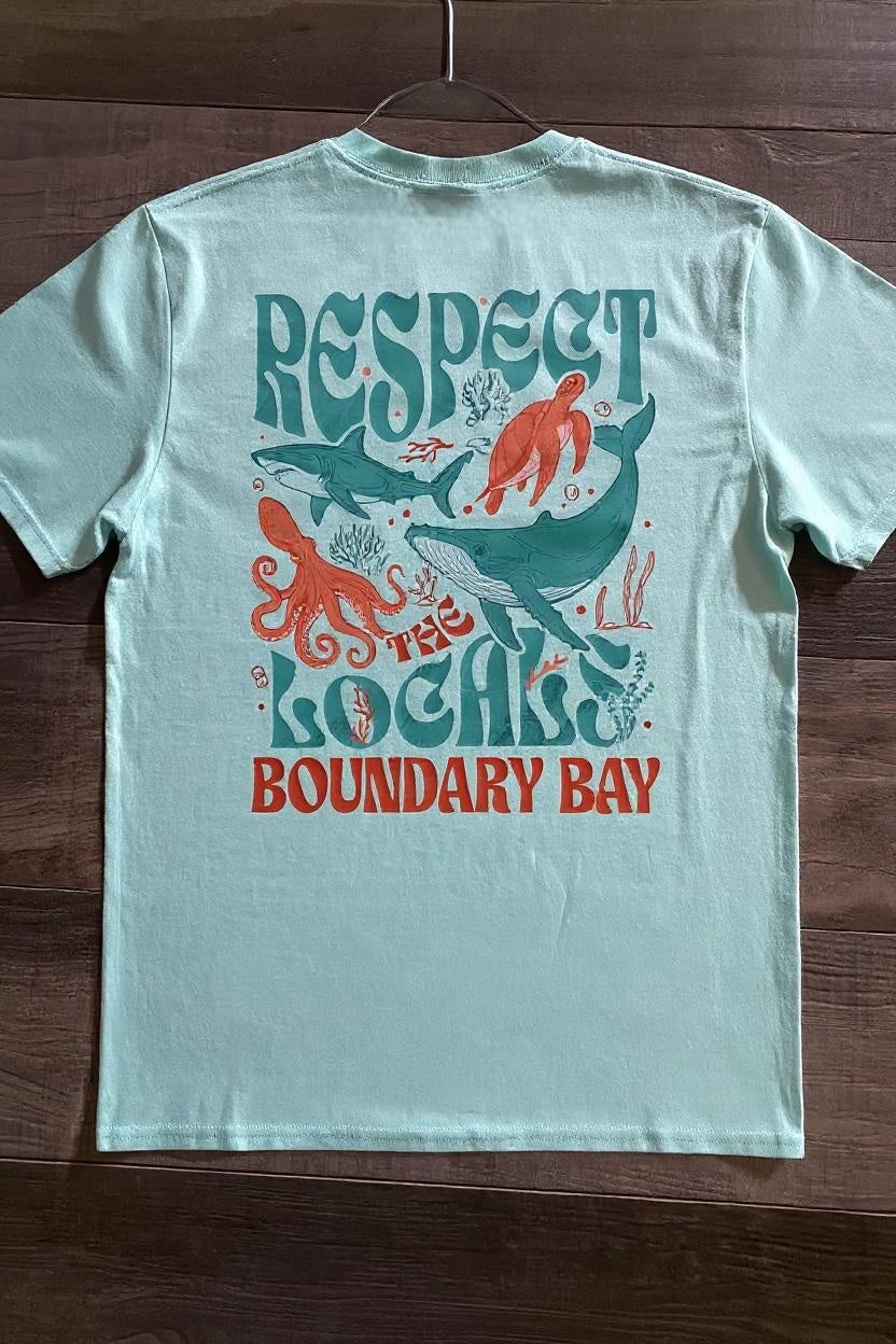 Respect The Locals BOUNDARY BAY Tee