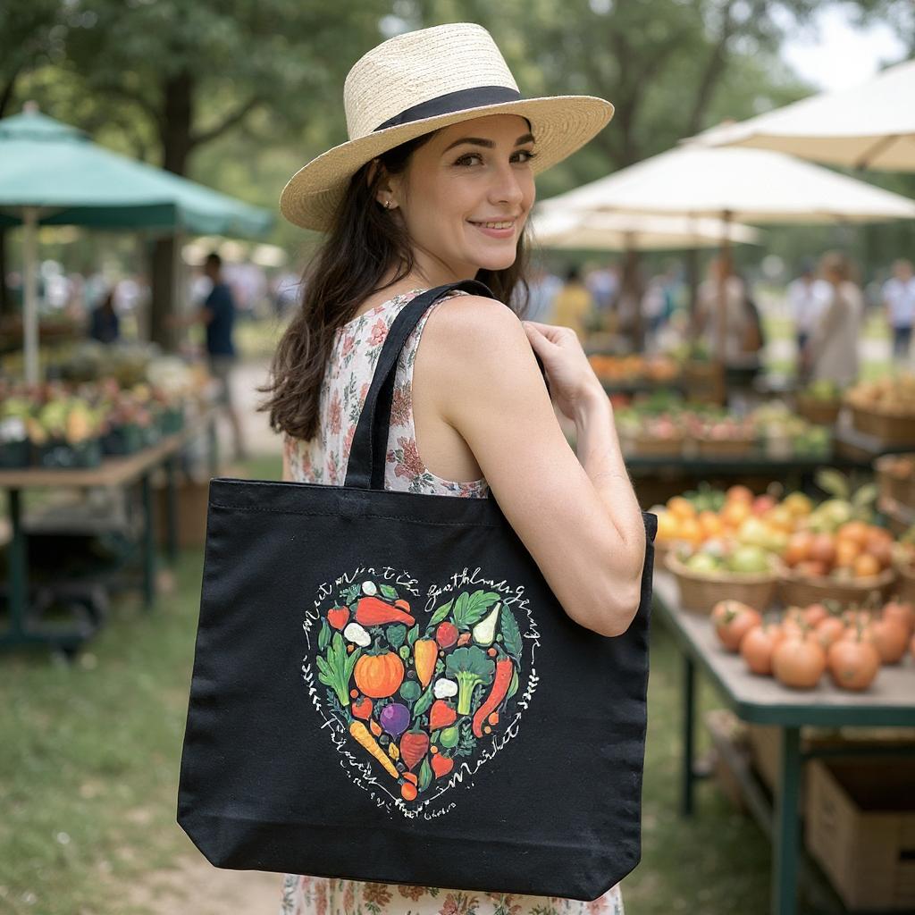 Southlands Black Farmers Market Bag