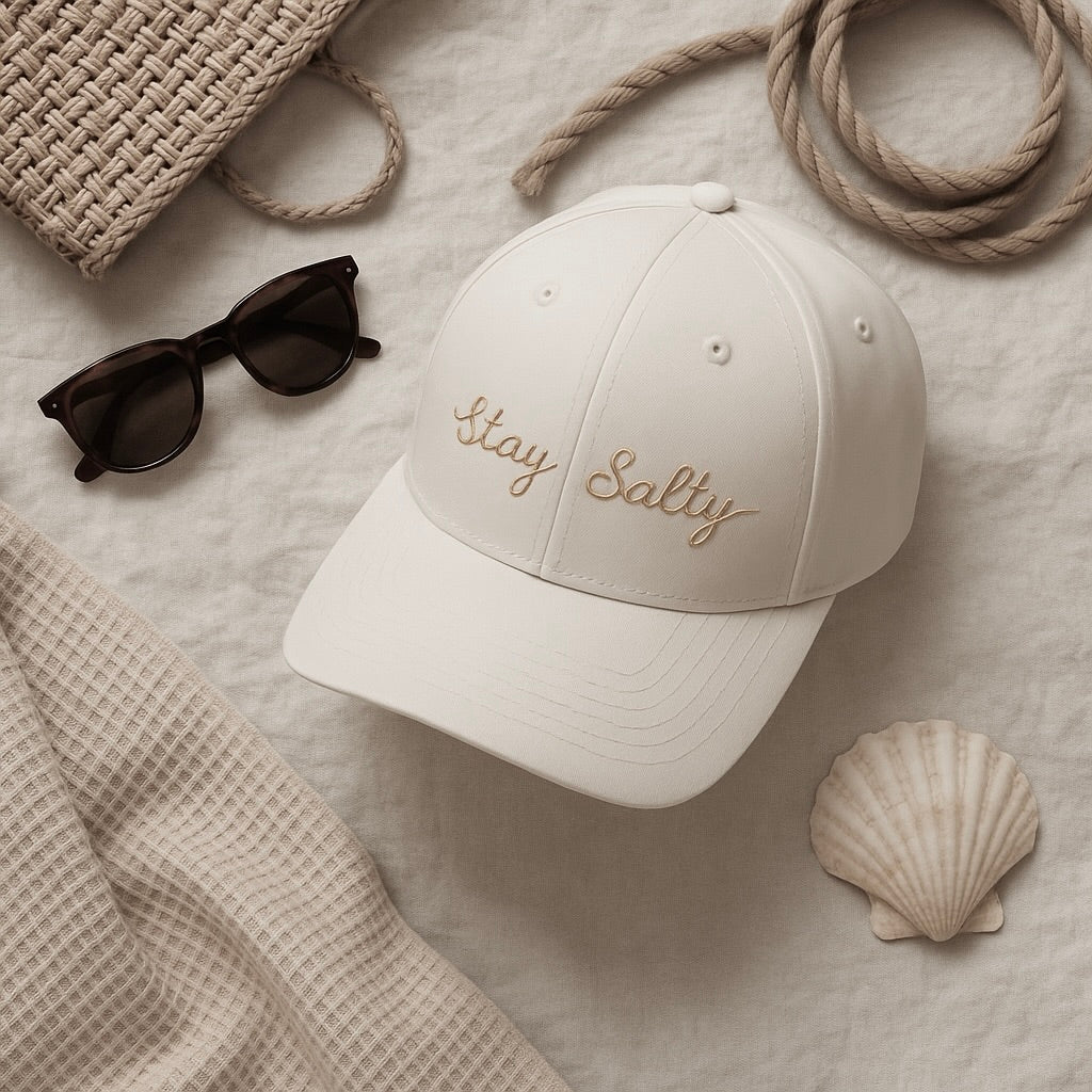 Stay Salty Cap (White)