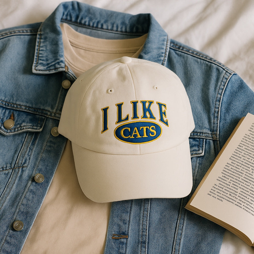I Like Cats Cap (White)