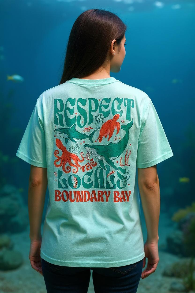 Respect The Locals BOUNDARY BAY Tee
