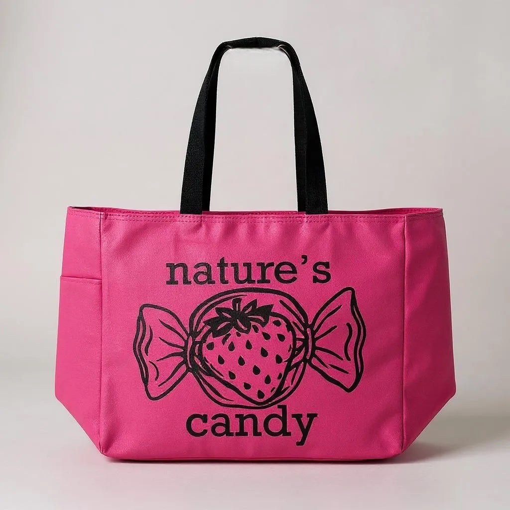Nature's Candy Grocery Tote Bag