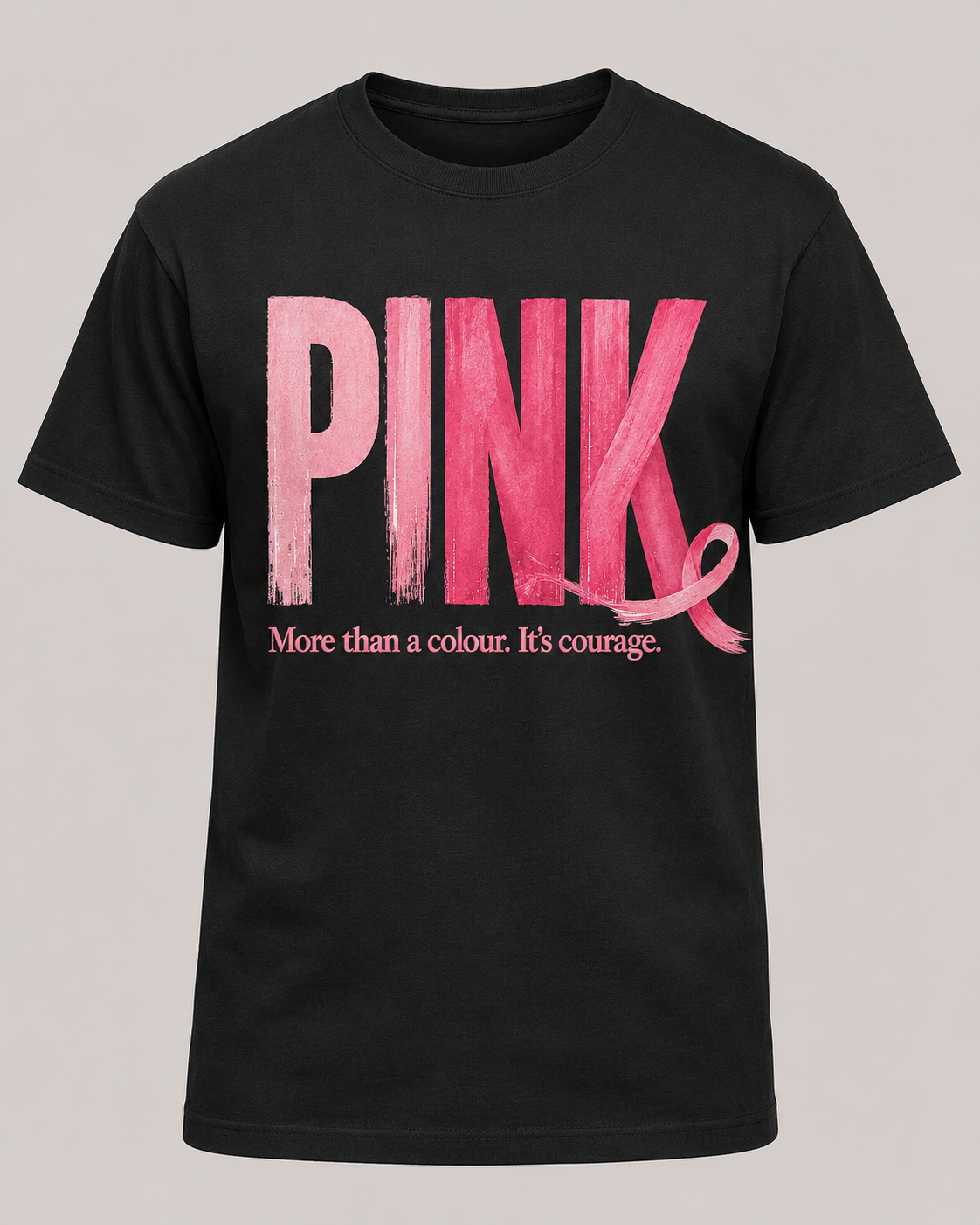 PINK 'More than a colour. It's courage.' TEE SHIRT