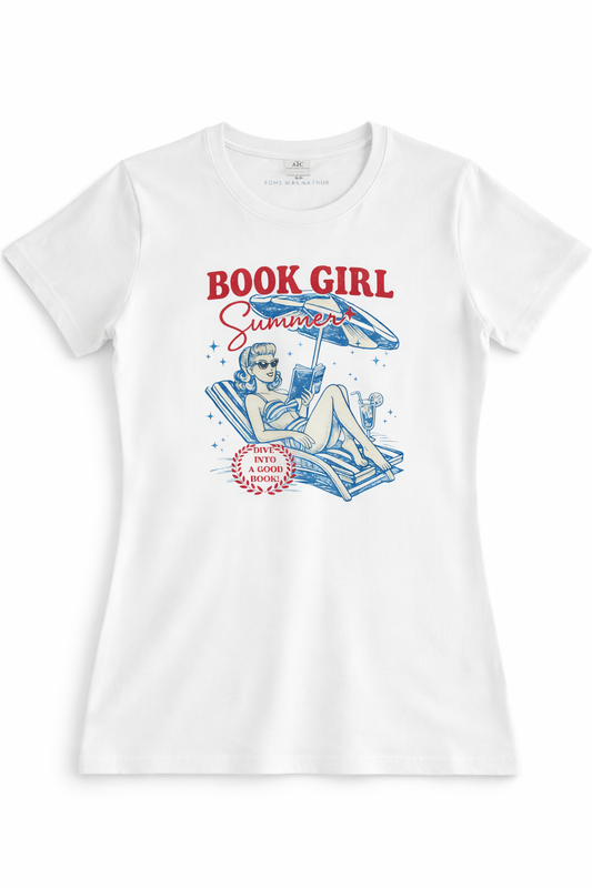 Book Girl Womens T-Shirt