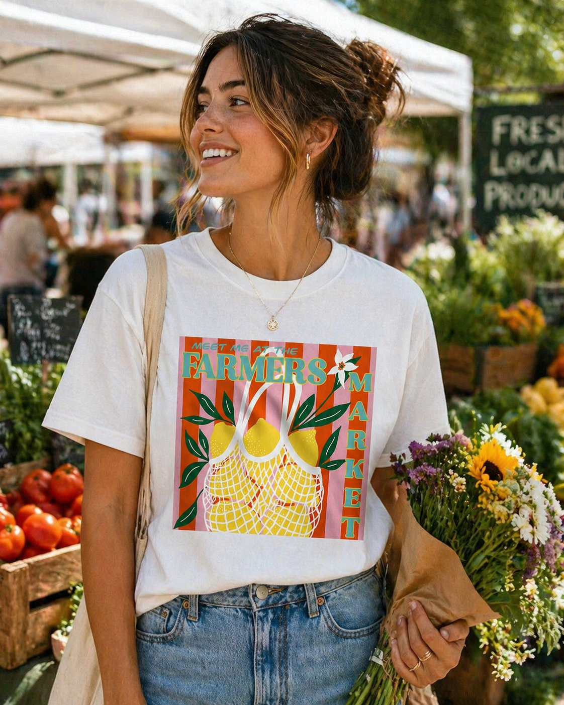 Meet Me At The FARMERS MARKET Tee