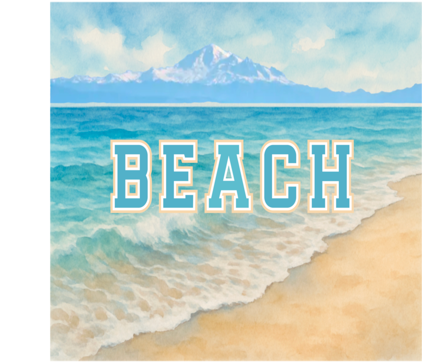 'BEACH' BOUNDARY BAY Tumbler