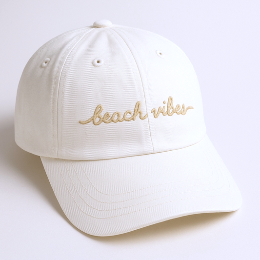 Beach Vibes Cap (White)