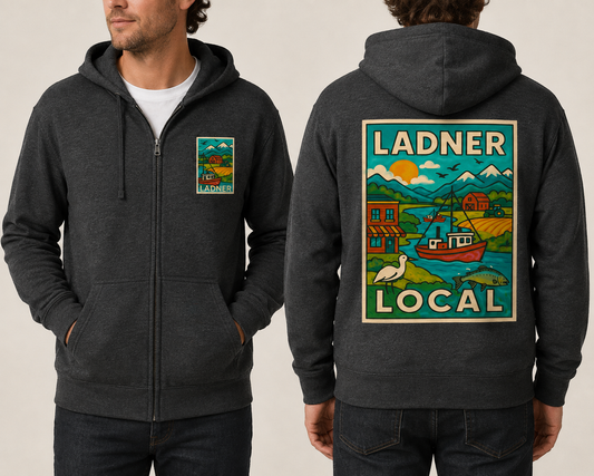 Ladner Local ZIP UP Hoodie