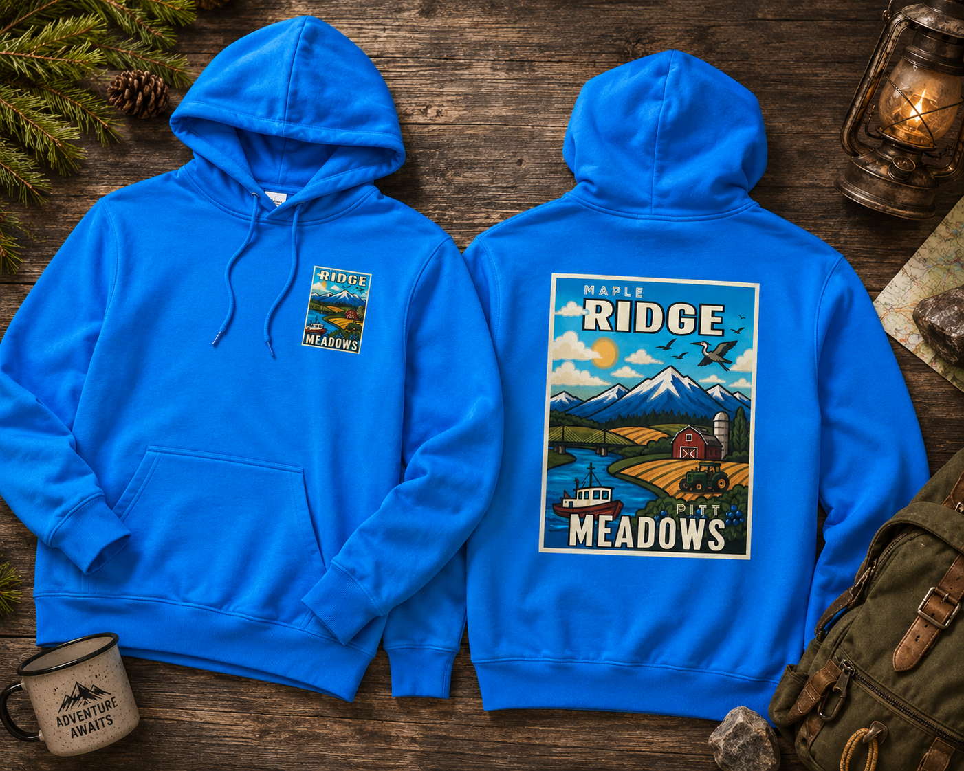 RIDGE MEADOWS Sapphire Unisex Hoodie
