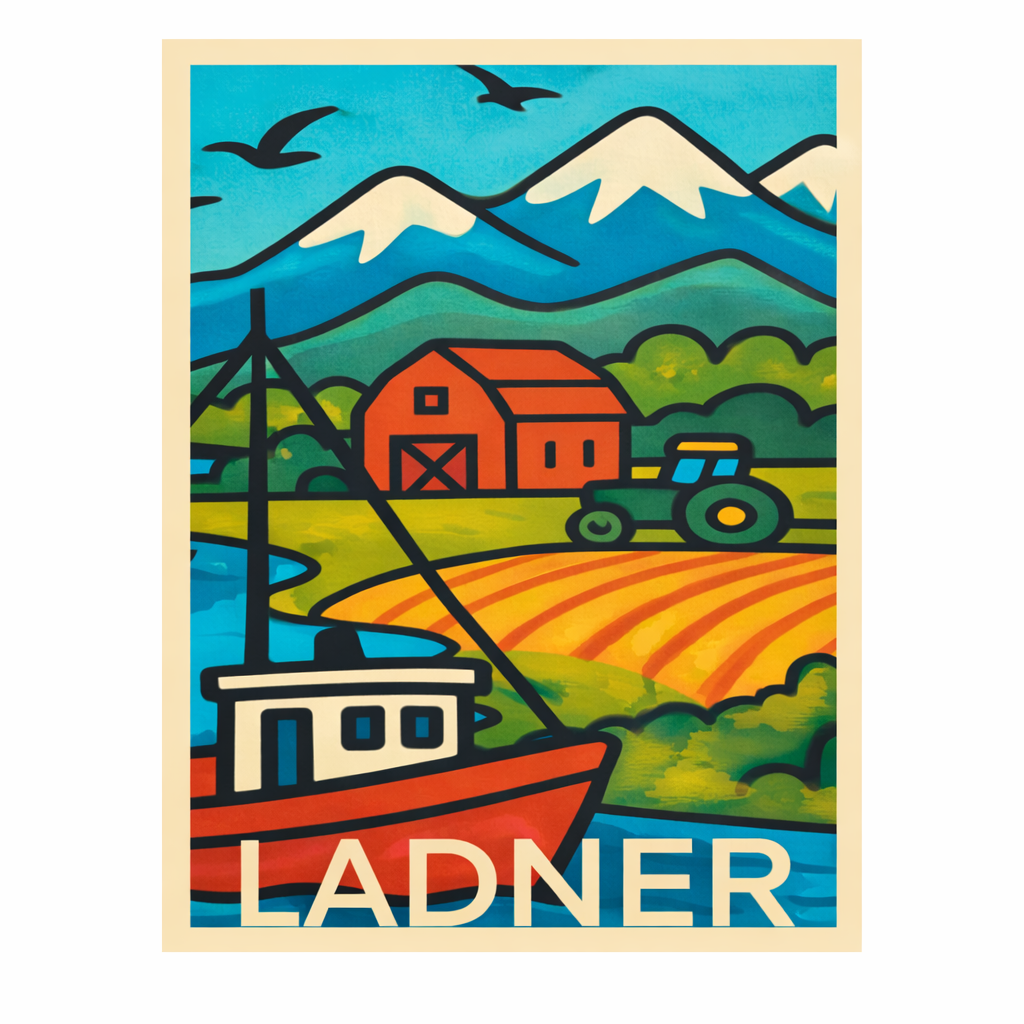 Ladner Dark Green T-Shirt