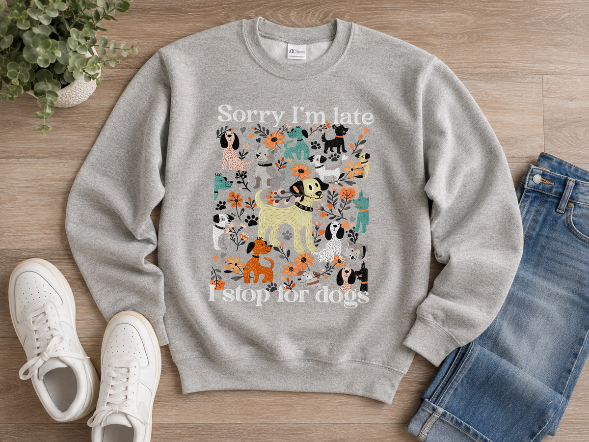 I STOP FOR DOGS Sweatshirt