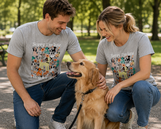 I STOP FOR DOGS Tee Shirt