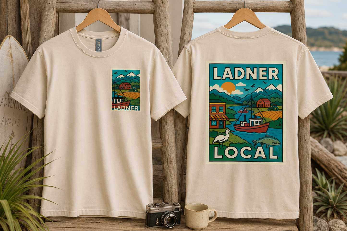 Ladner Local sand colour Tee