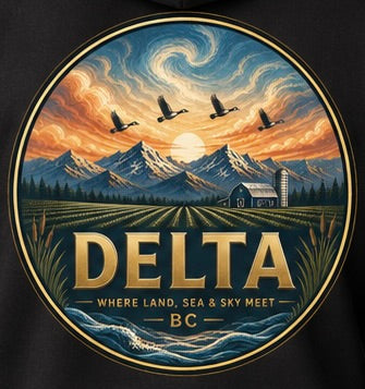DELTA Zip Up Hoodie