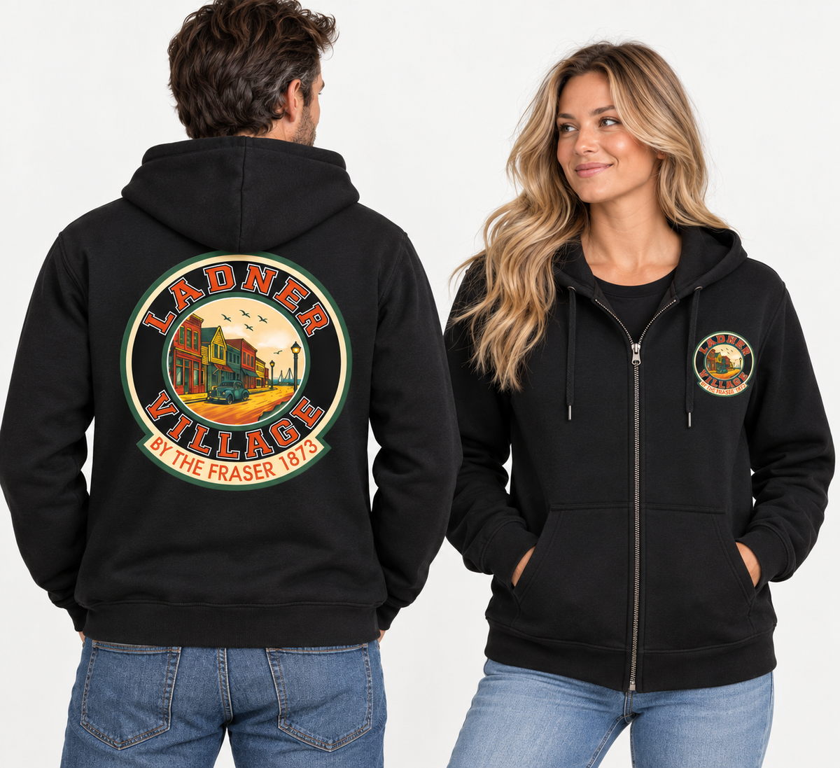 Ladner Village ZIP UP Hoodie