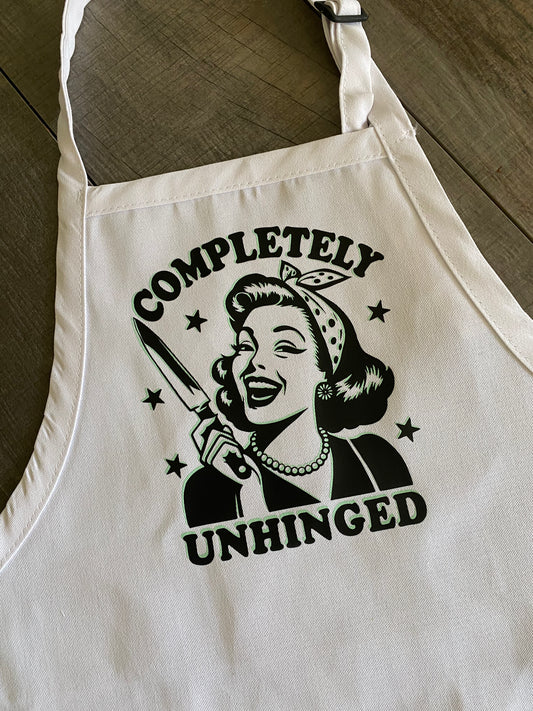 Completely Unhinged Apron