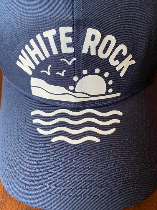 White Rock Ocean Scene Cap