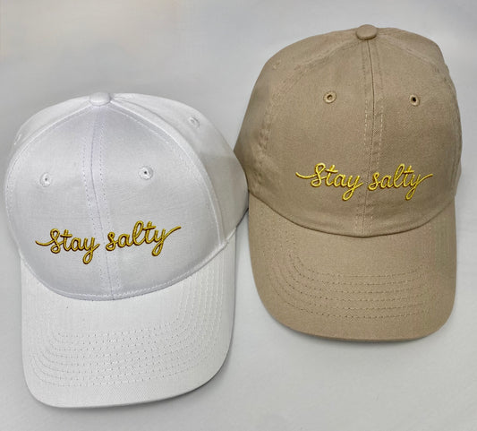 Stay Salty Cap (White)