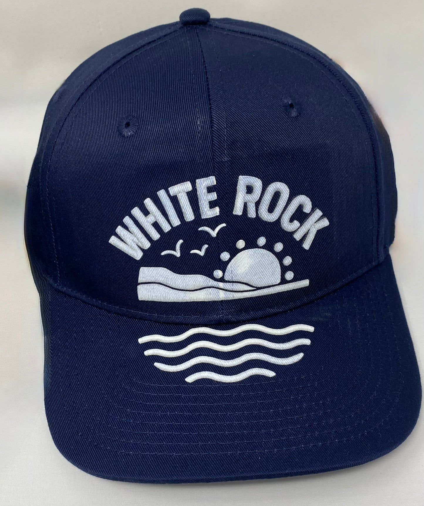 White Rock Ocean Scene Cap