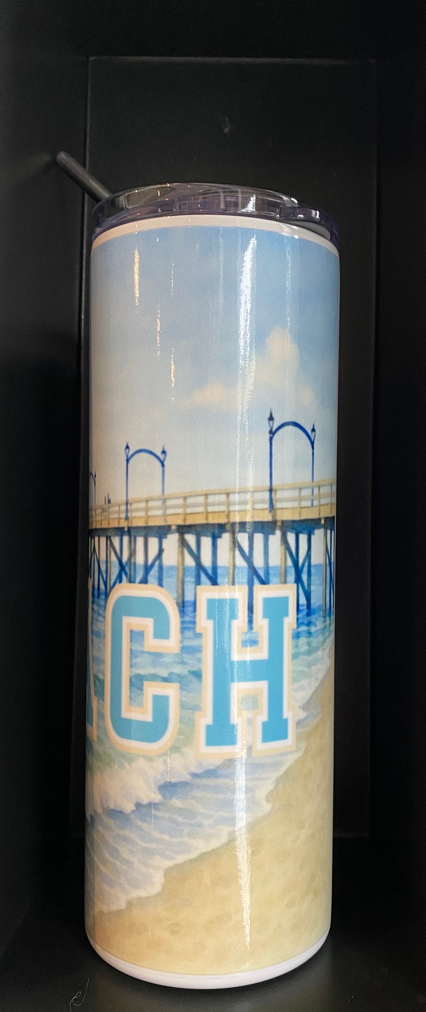 'BEACH' WHITE ROCK PIER Tumbler