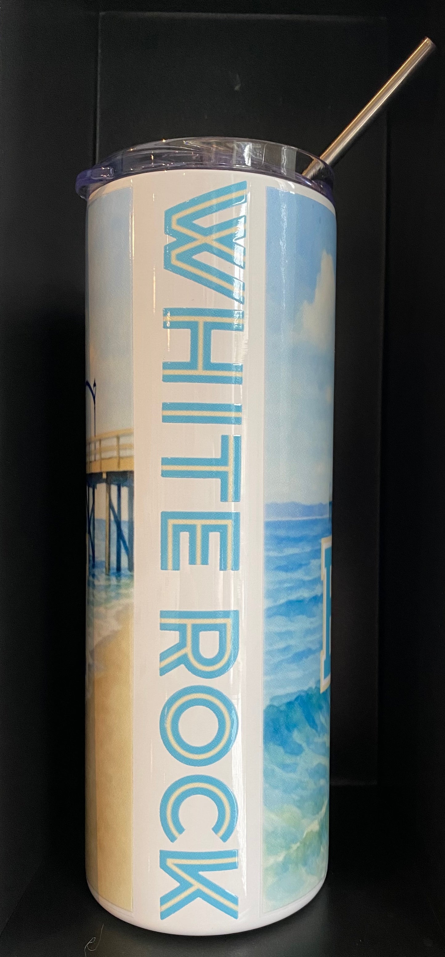 'BEACH' WHITE ROCK PIER Tumbler