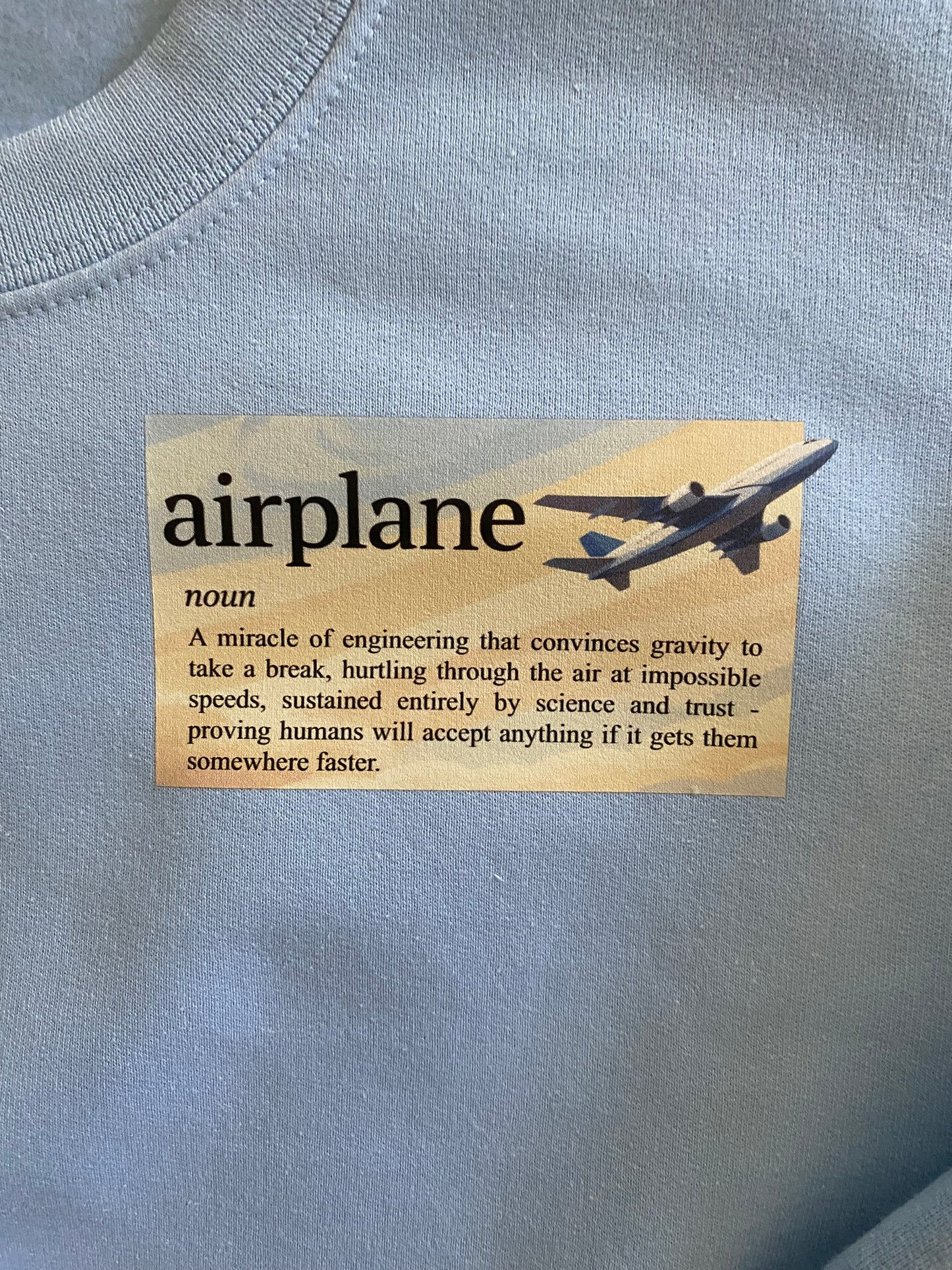 AIRPLANE Unisex Crew Sweatshirt