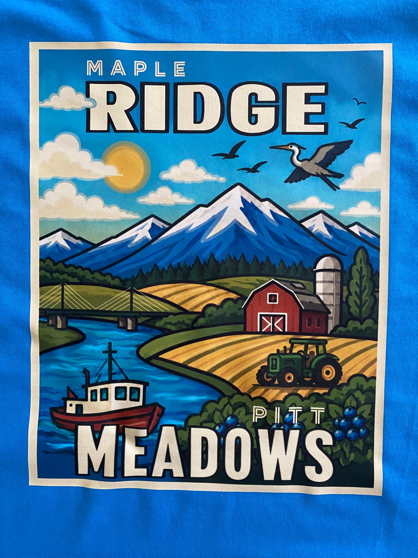 RIDGE MEADOWS Sapphire Unisex Hoodie