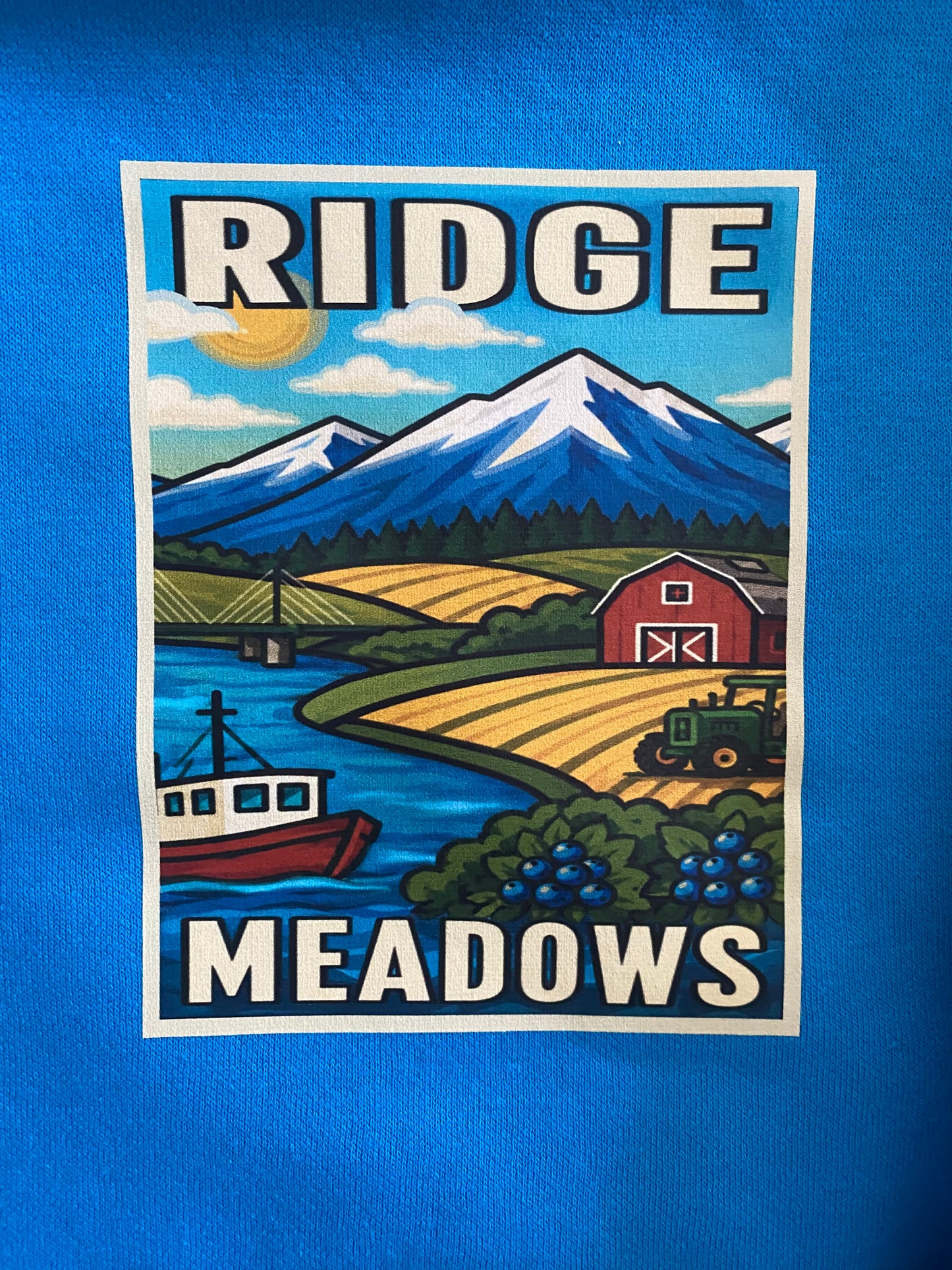 RIDGE MEADOWS Sapphire Unisex Hoodie