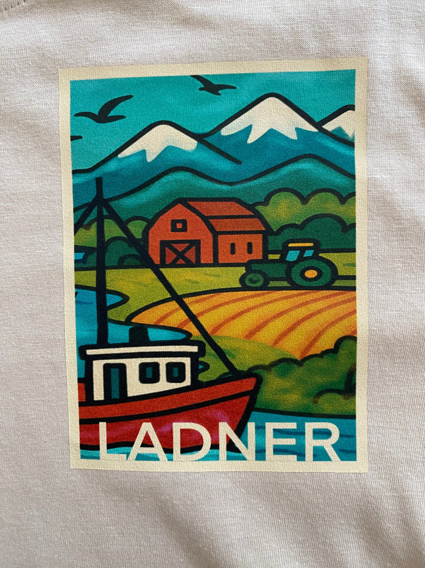 Ladner Local sand colour Tee