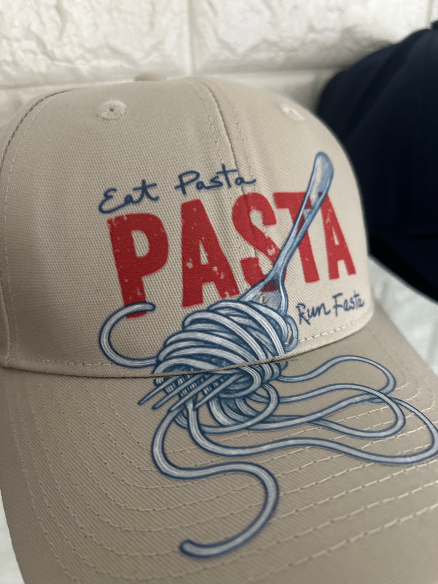 Eat Pasta Run Fasta Hat