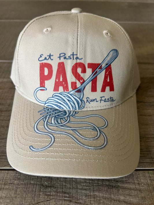 Eat Pasta Run Fasta Hat
