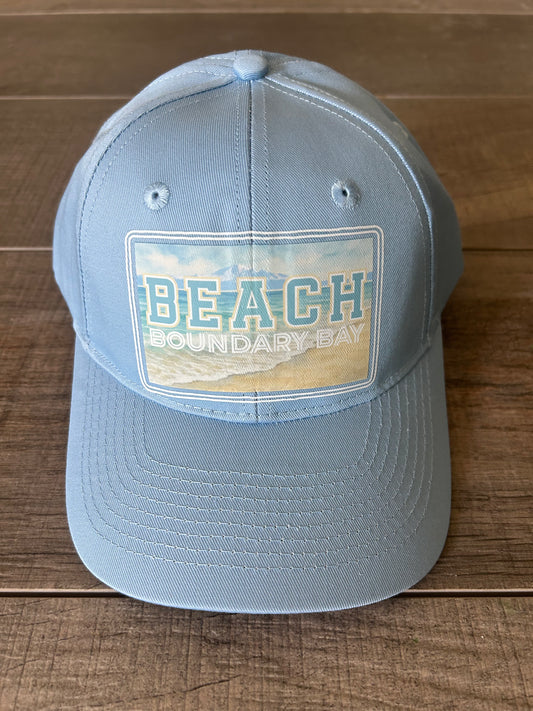 Beach Boundary Bay Blue Hat