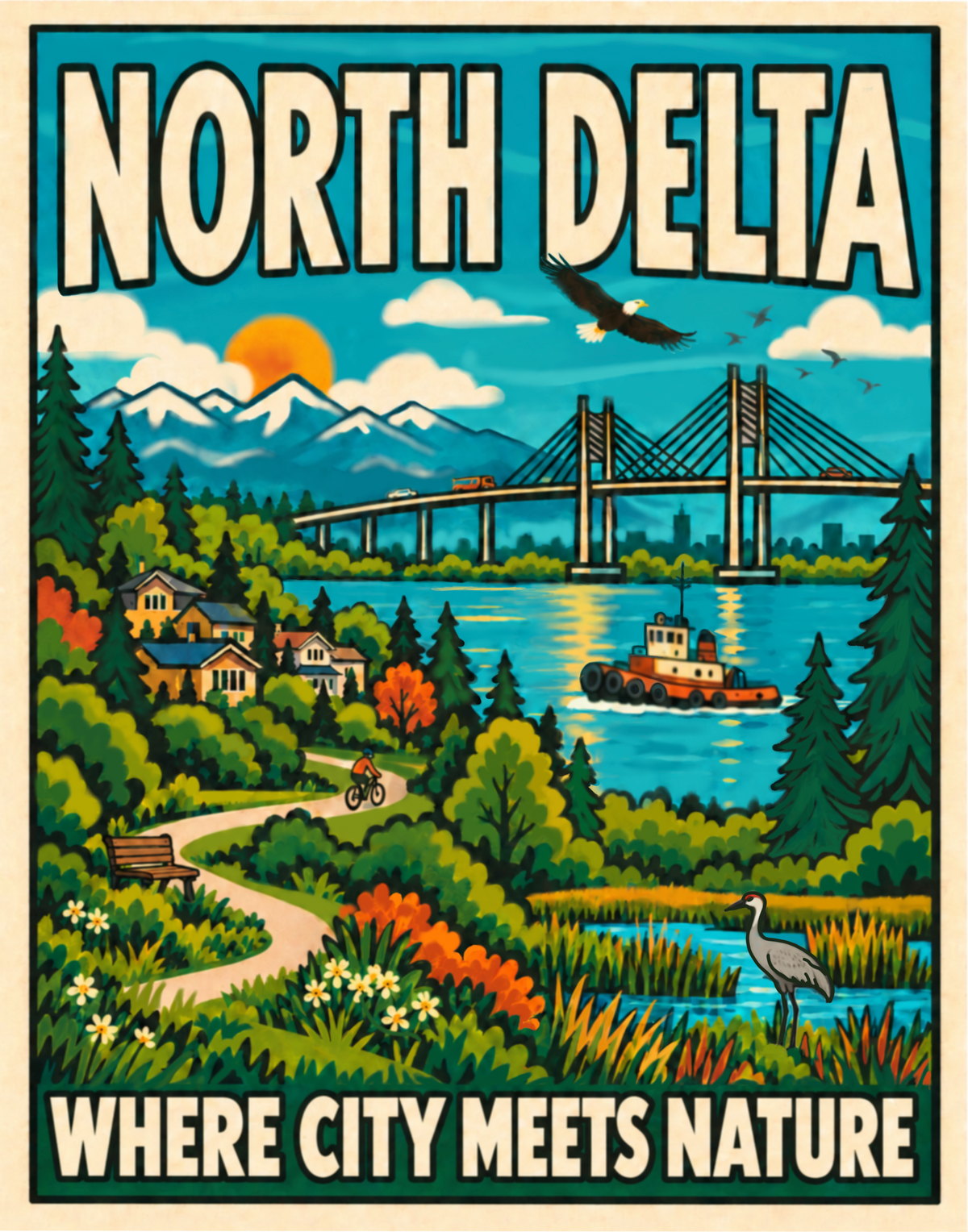 North Delta Tee