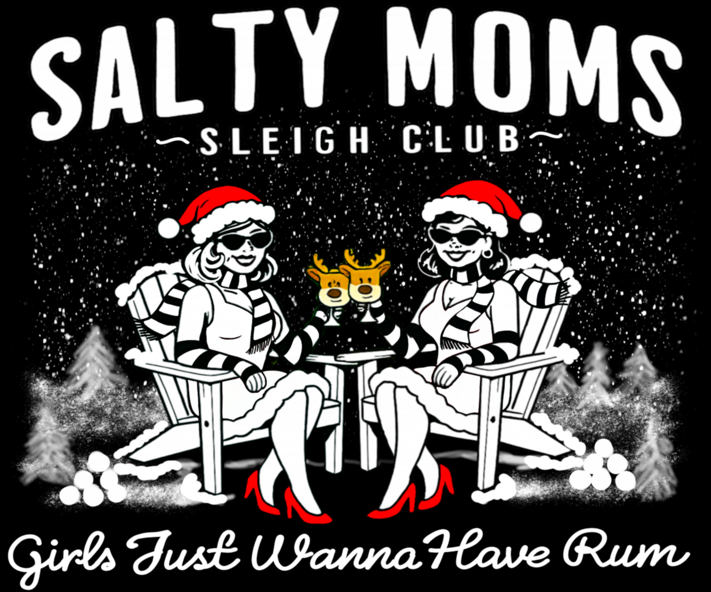 Salty Moms Sleigh Sweatshirt