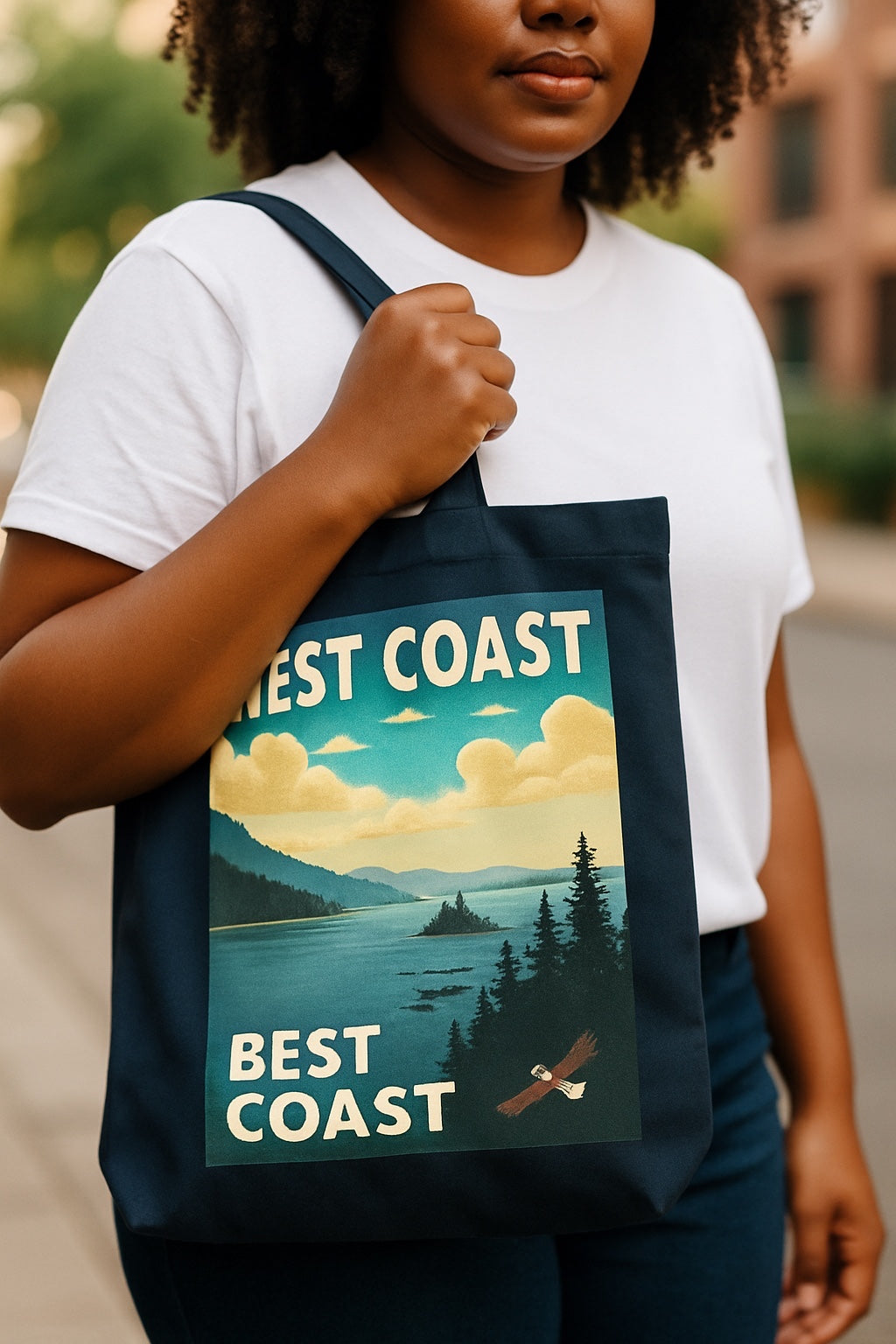 West Coast Best Coast Tote Bag